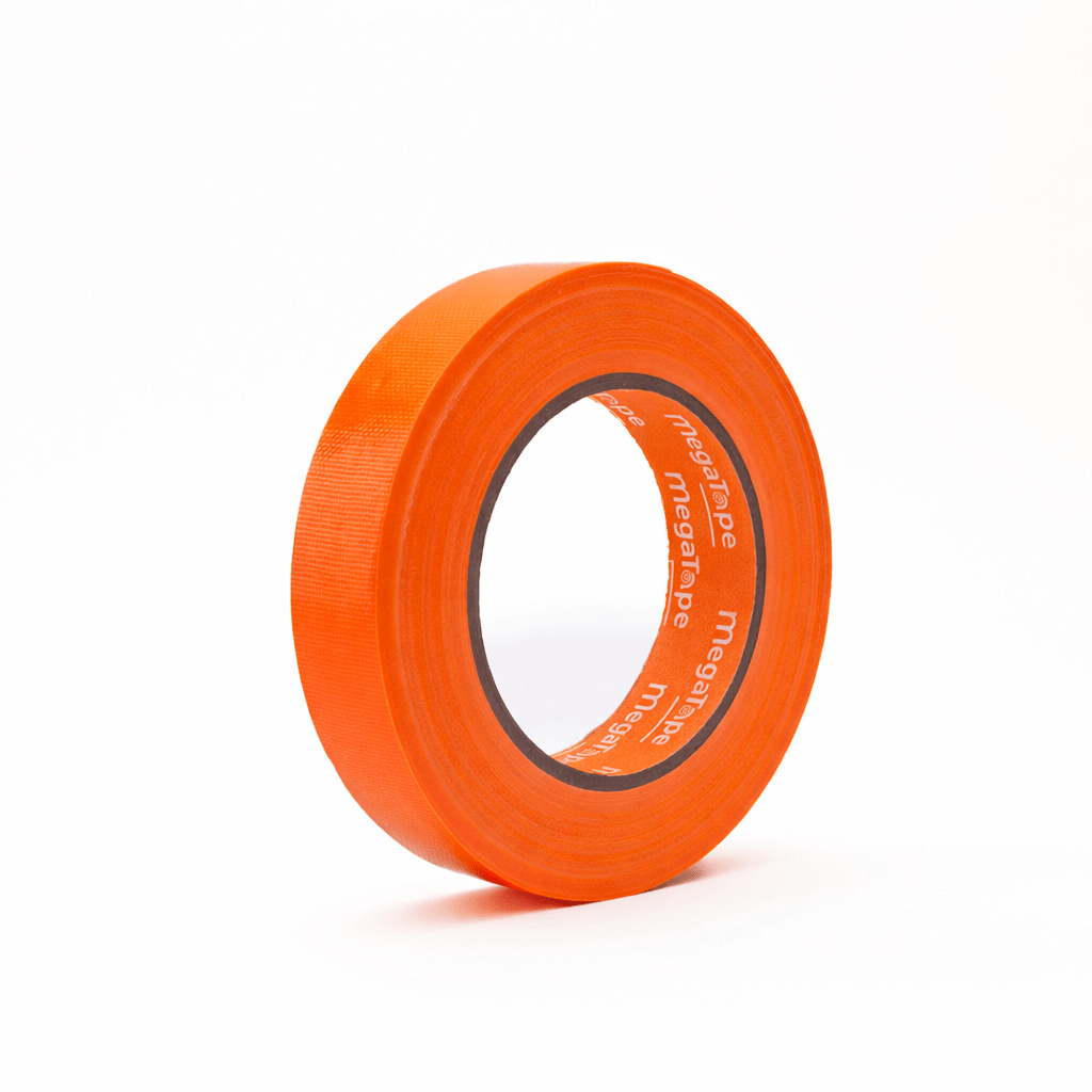 MegaTape UT70 · fluor gaffa tape · 25 m op rol · 25 mm · oranje - Megatape UT70 - 3BUTE