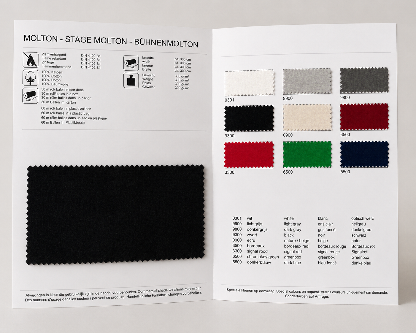 Sample kaart · Molton
