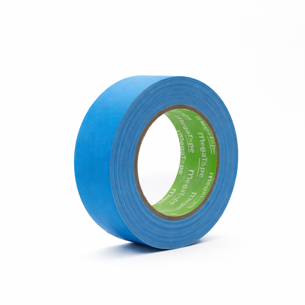 24x MegaTape UT120 · beschrijfbare · fluor gaffa tape · 25 mm x 25 m · Blauw