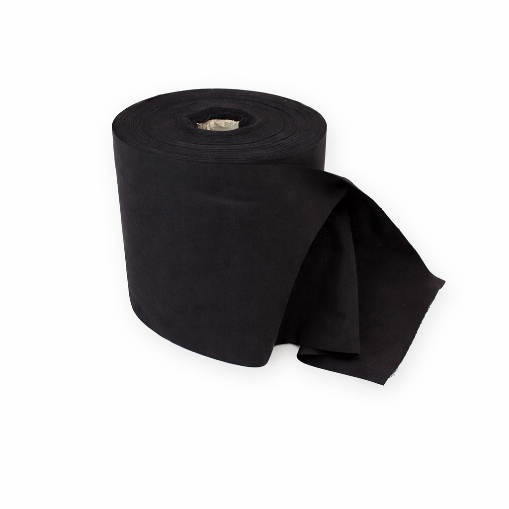 Premium flanel · 20 cm · zwart (9300) · rol 60m