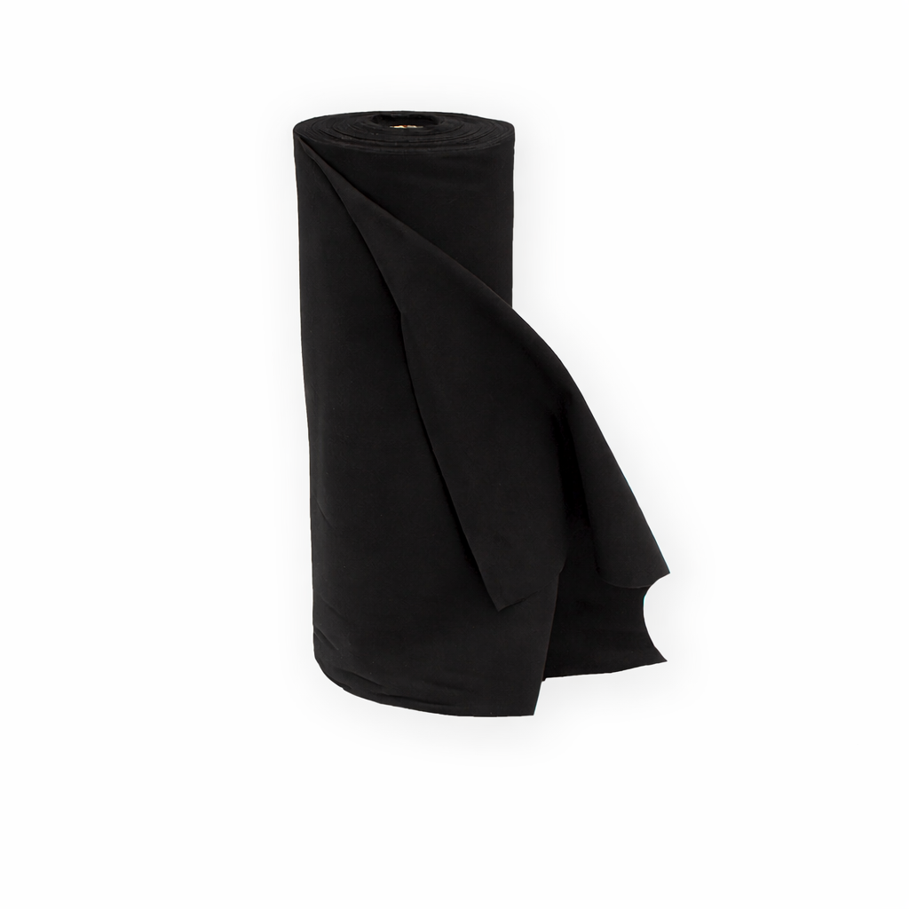 Flanelle prédécoupée · 60 cm · noire (9300) · rouleau de 30 m