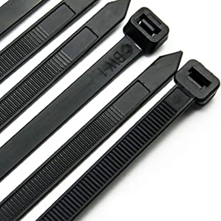 Kabelbinder 370 x 7,6 mm · zwart (100 stuks) - Kabelbinders - 3BUTE
